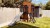 kompaktowy plac zabaw z drewna