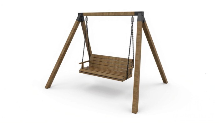 Klasyczna huśtawka ogrodowa