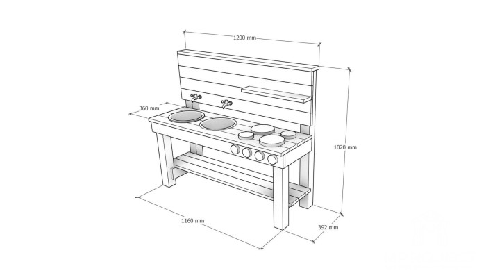 sensoryczna kuchnia błotna