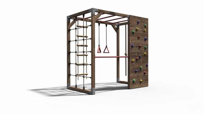 Sensoryczny plac zabaw z drewna