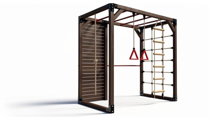 Sensoryczny plac zabaw z drewna